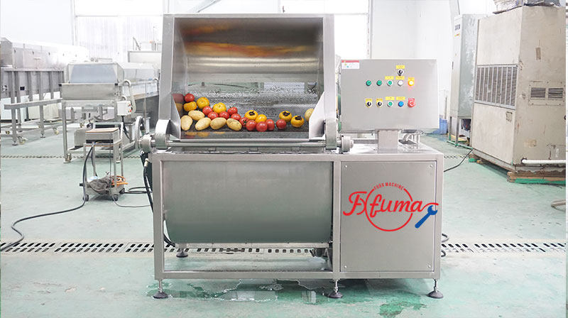 Auto-Discharge Fruit and Vegetable Bubble Washer Machine FXC-70