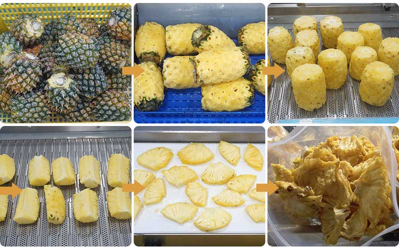 Customized Dried Pineapple Processing Line