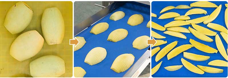 Tommy Atkins Mango Peeling