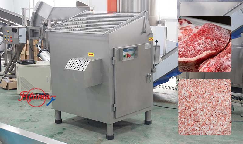 19KW Industrial Frozen Meat Grinder Machine