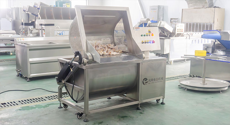 FXC-70 Flip-Type Shrimp Fish Defrosting and Cleaning Machine