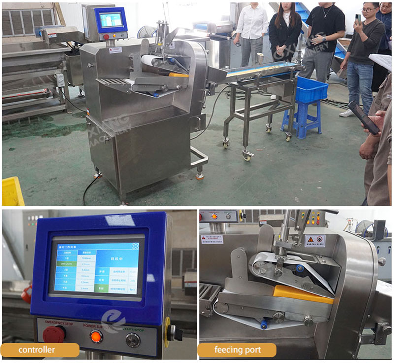 XQPJ-160 Industrial Continuous Meat Slicer Machine