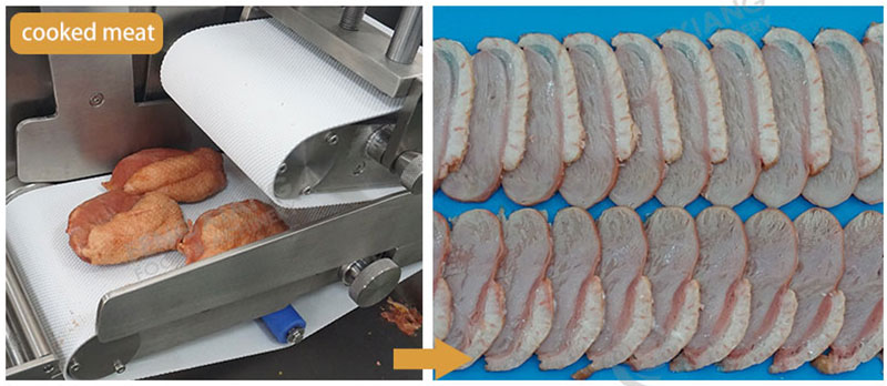 XQPJ-160 Industrial Continuous Meat Slicer Machine
