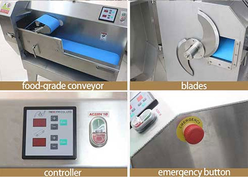 Cheese shredder equipment Electric cheese grater machine