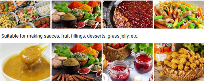 Tilting Planetary Cooker Machine with Receiving and Cooling Tank