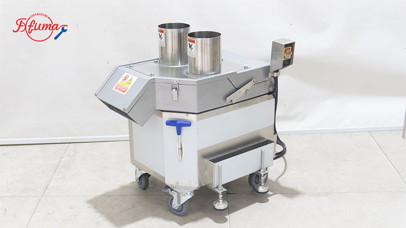 Commercial Two Feeding Port Pineapple Slicer Machine