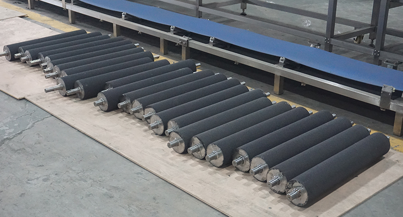 Abrasive Rollers for Peeling Root Vegetable