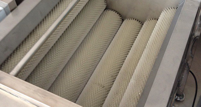 Spiral Roller Brush for Washing and Polishing Root Vegetables