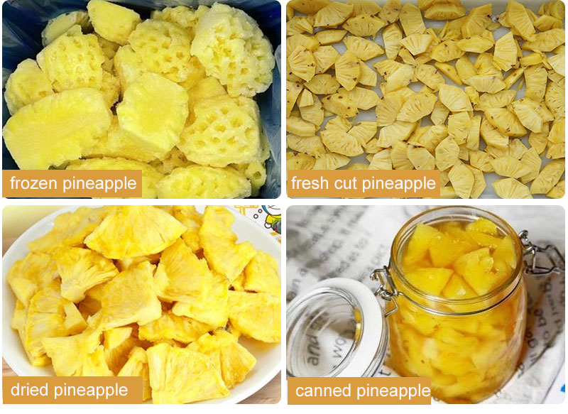 Pineapple Washing and Chunks Processing Machine 1-1.5t/h