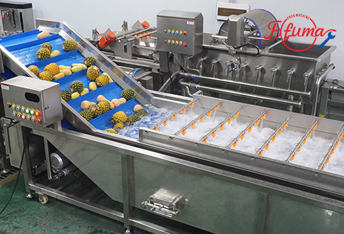 What are the Steps to Process Pineapple Chunks?cid=4