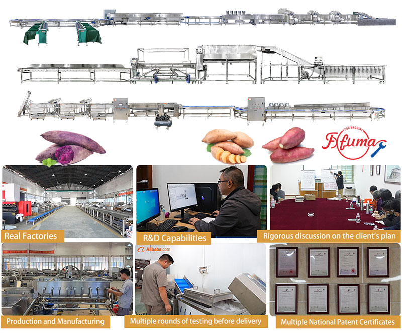 1-5 TPH Industrial Sweet Potato Cleaning