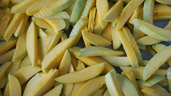 Industrial Mango Roller Slicer Machine Customizable Cutting Size