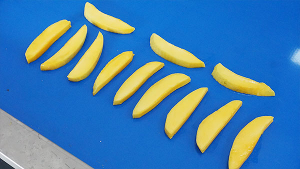 Industrial Mango Roller Slicer Machine Customizable Cutting Size