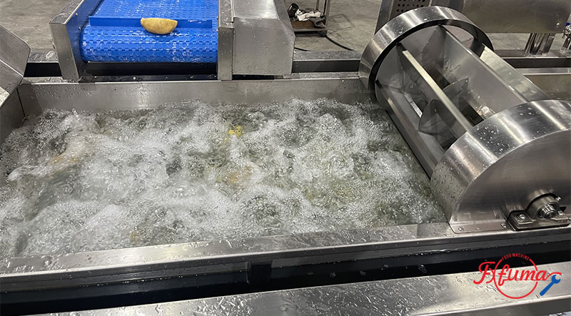 Pumpkin Processing Equipment: Complete Line for Peeling, Washing and Dicing