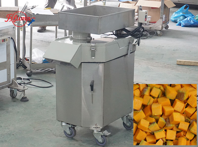 Pumpkin Processing Equipment: Complete Line for Peeling, Washing and Dicing