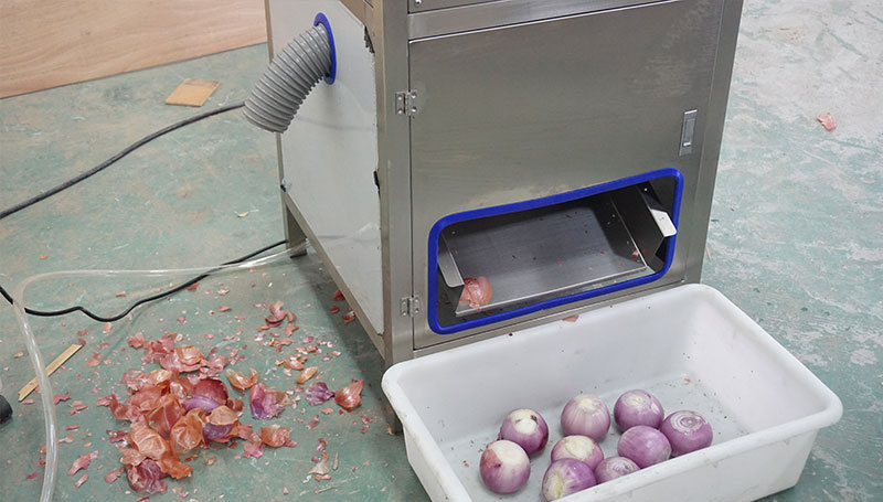 Onion Peeler Machine - Large Inlet Hopper FX-128-3A