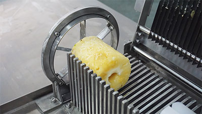 Pineapple Processing Equipment Set for Pineapple Cylinder, Slices, and Chunks