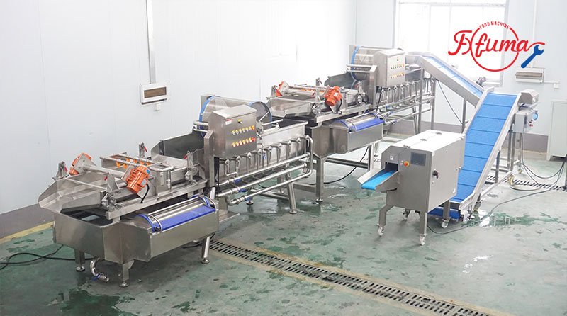 Ready-to-Cook Vegetable Processing Line 1-3 T/H