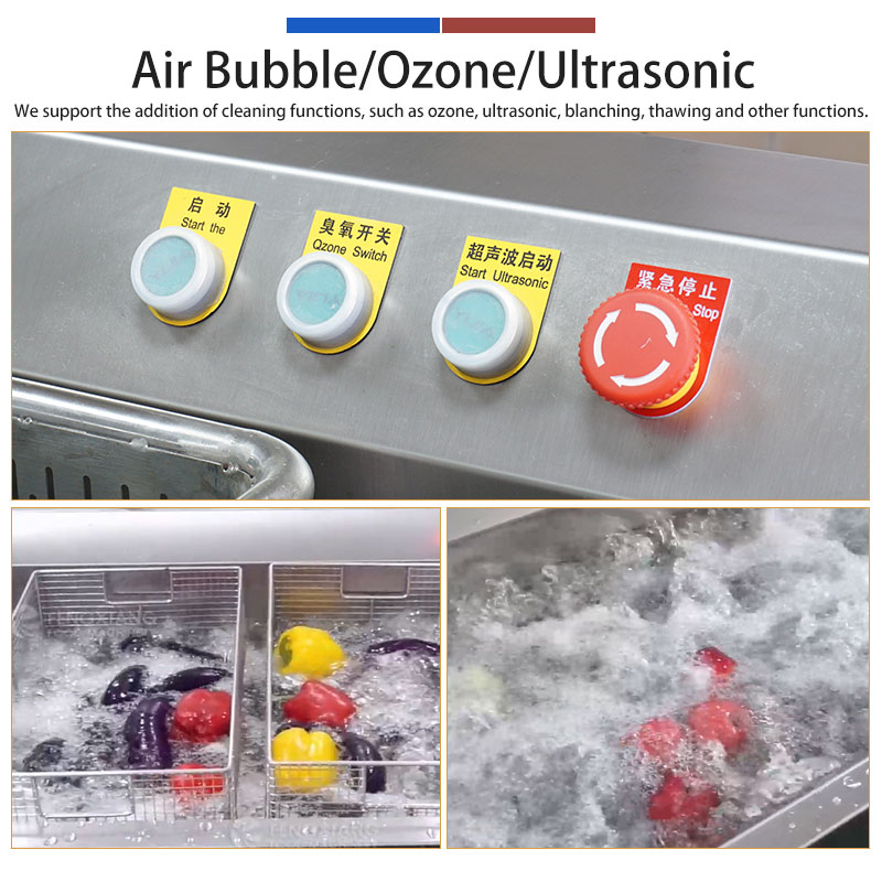 Ultrasonic Fruit Vegetable Washing
